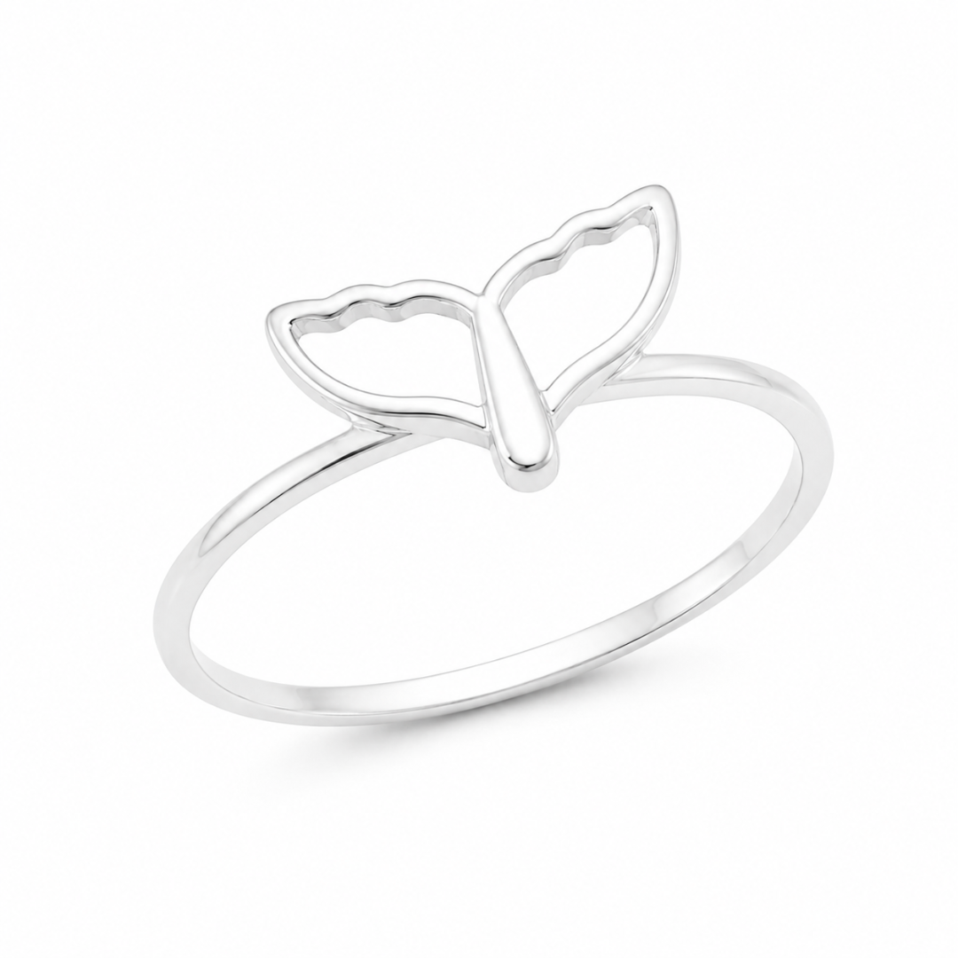 Anel Rabo de Baleia Prata 925