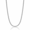 Colar Riviera Cristal Prata 925