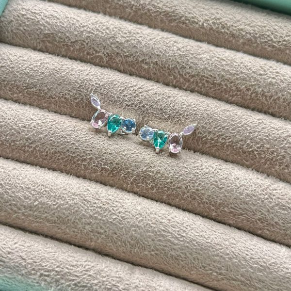 BRINCO EAR CUFF COLOR - PRATA 925