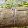 CONJUNTO GOTA / QUARTZO ROSA - PRATA 925