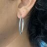ARGOLA OVAL - PRATA 925