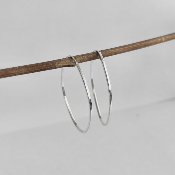 ARGOLA OVAL - PRATA 925
