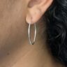 ARGOLA OVAL - PRATA 925
