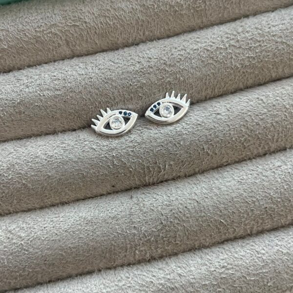 BRINCO OLHO GREGO - PRATA  925