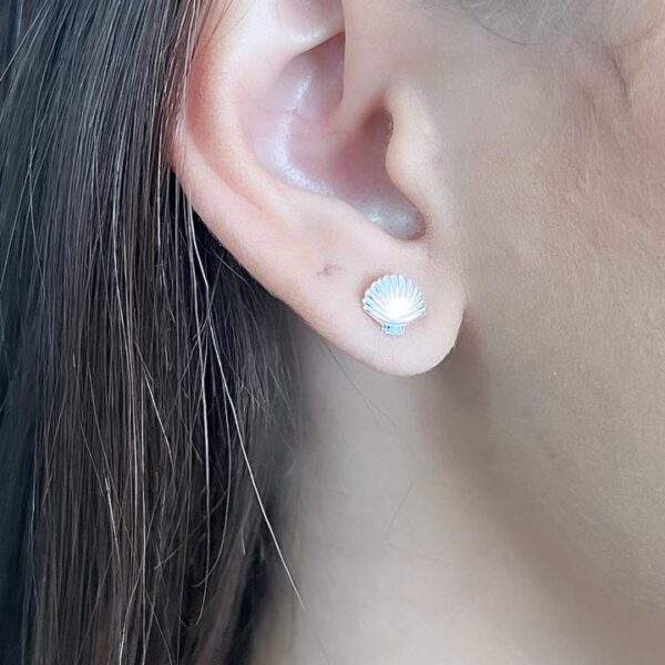 BRINCO CONCHA - PRATA 925