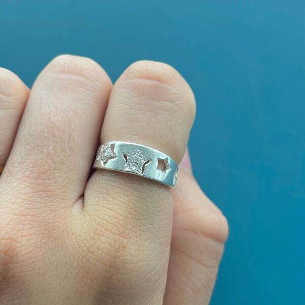 ANEL ESTRELA - PRATA 925