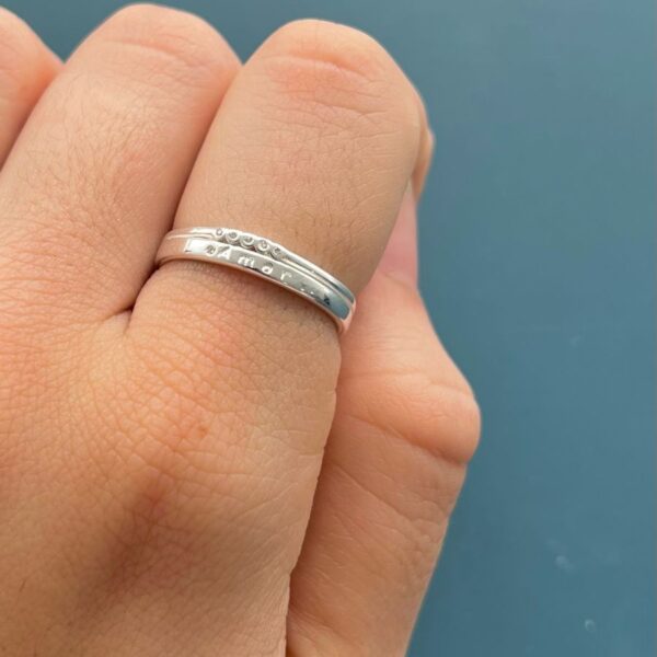 ANEL APARADOR AMOR - PRATA 925