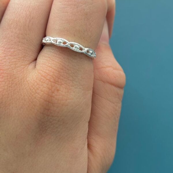 ANEL APARADOR CORRENTE - PRATA 925