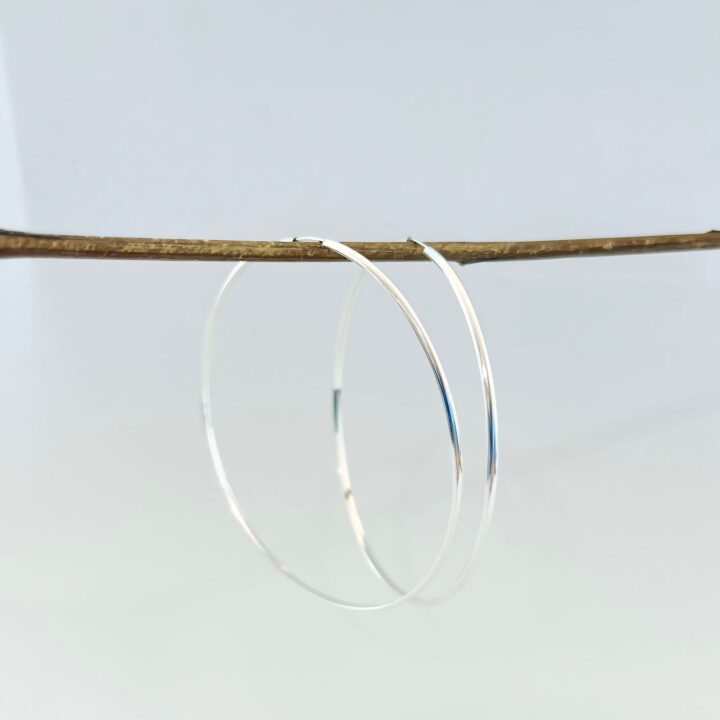 ARGOLA REDONDA - PRATA 925