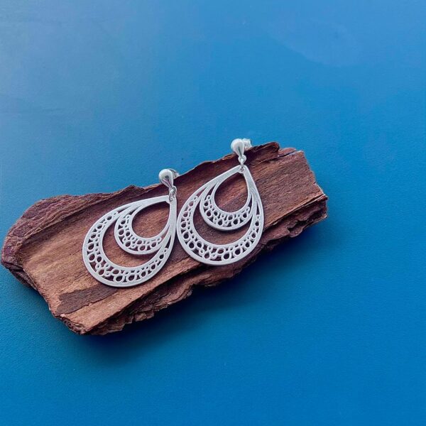 BRINCO CORTE A LASER - PRATA 925