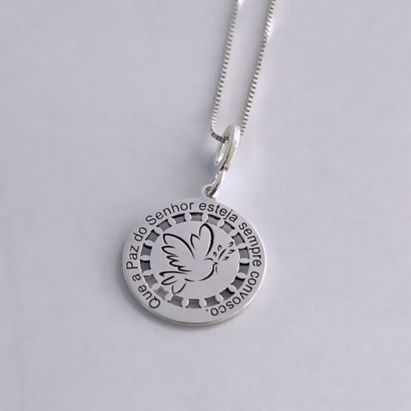 COLAR PAZ DO SENHOR - PRATA 925