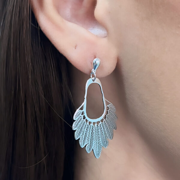 BRINCO CORTE  A  LASER - PRATA 925