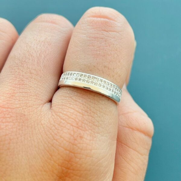 ANEL APARADOR - PRATA 925 - 17