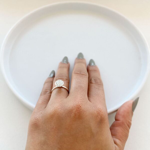 ANEL CHUVEIRINHO - PRATA 925 - 15