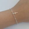 PULSEIRA CRUCIFIXO - PRATA 925