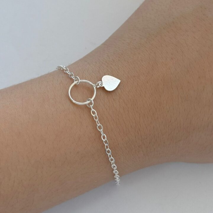PULSEIRA CORAÇÃO - PRATA 925