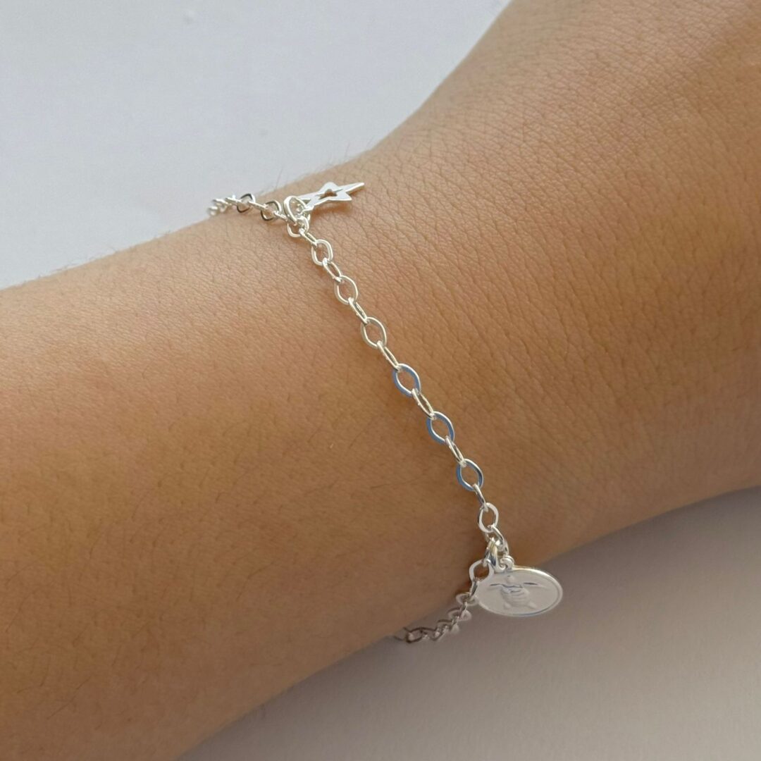 PULSEIRA CONCHA / ESTRELA / TARTARUGA - PRATA 925