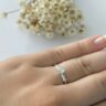 ANEL SOLITÁRIO SERENA - PRATA 925