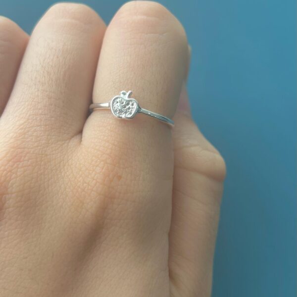 ANEL MAÇÃ - PRATA 925