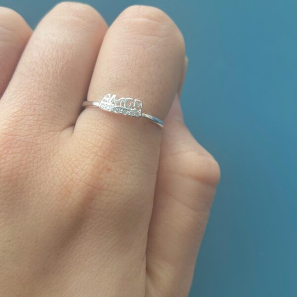 ANEL AMOR - PRATA 925