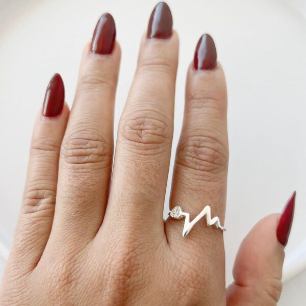 ANEL BATIMENTOS - PRATA 925 - 23