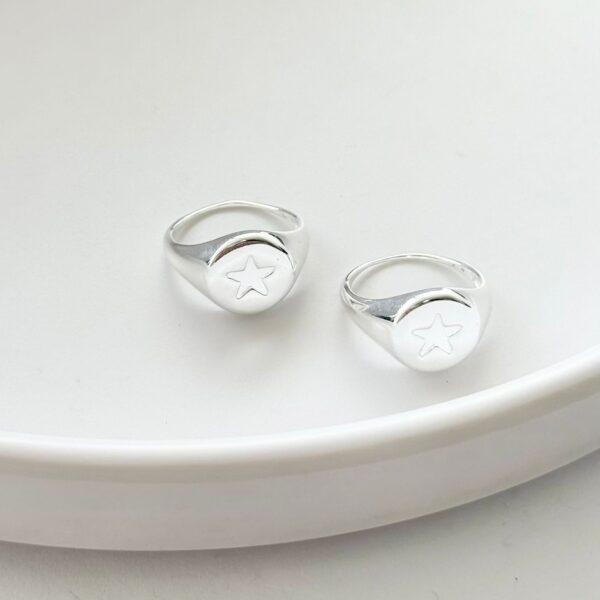 ANEL DE DEDINHO ESTRELA - PRATA 925 - 11