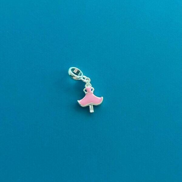 BERLOQUE VESTIDO ROSA - PRATA 925