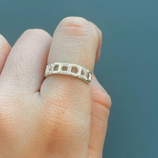 ANEL CORRENTE - PRATA 925