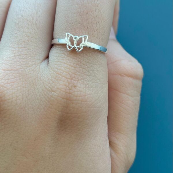 ANEL BORBOLETA - PRATA 925