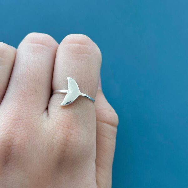 ANEL RABO DE BALEIA - PRATA 925 - 15