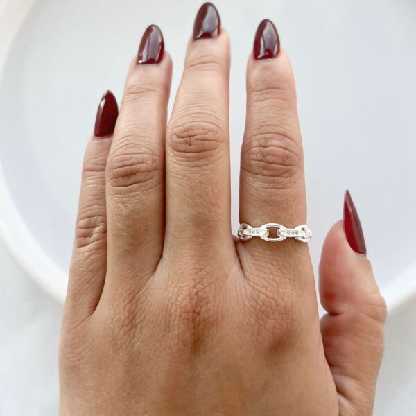 ANEL ELOS - PRATA 925 - 23