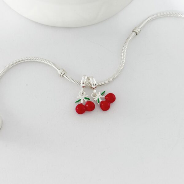 BERLOQUE CEREJA - PRATA 925