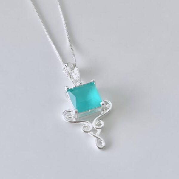 COLAR QUADRADO / PARAÍBA BRASIL - PRATA 925