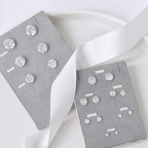 BRINCO ZIRCÔNIA REDONDO - PRATA 925