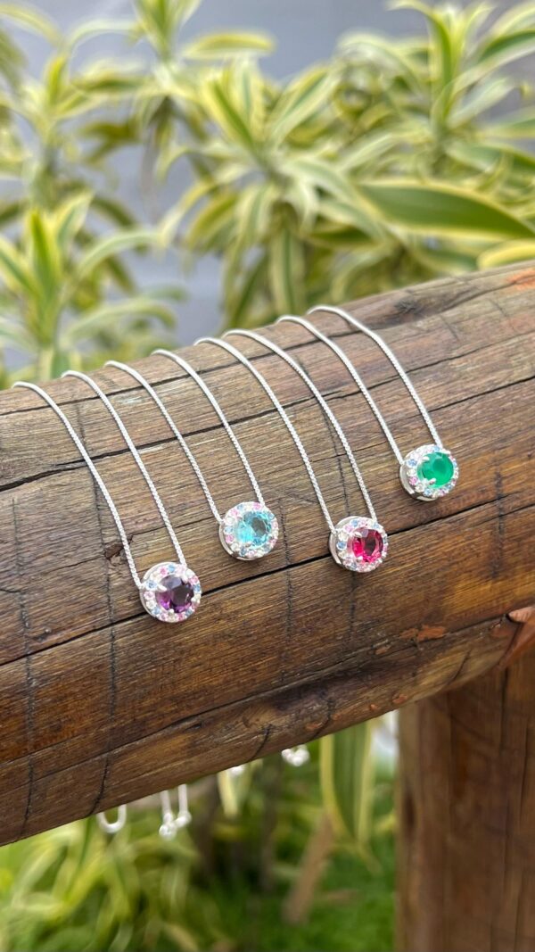 Colar Redondo Colors Prata 925