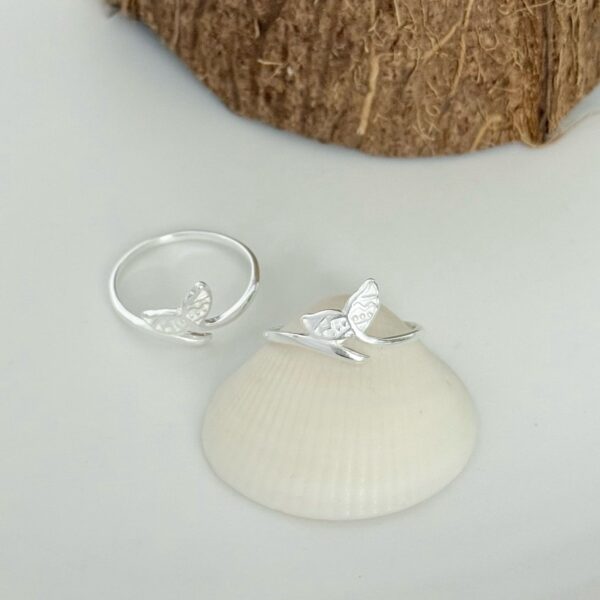 ANEL RABO DE SEREIA - PRATA 925 - 15