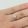 ANEL COM ZIRCÔNIA OVAL - PRATA 925