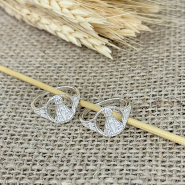 ANEL NOSSA SENHORA - PRATA 925 - 21