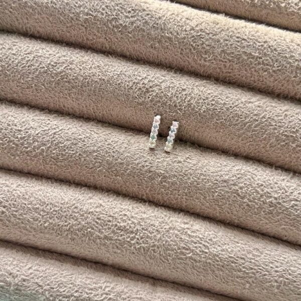 BRINCO PALITINHO COLOR P - PRATA 925