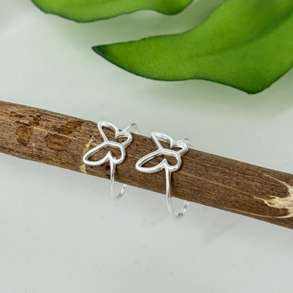 ANEL BORBOLETA - PRATA 925 - 19