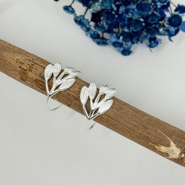 ANEL FOLHAS - PRATA 925 - 19