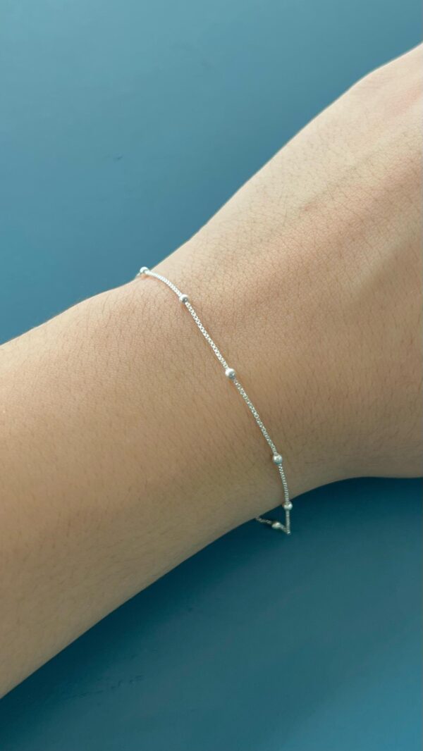PULSEIRA BOLINHA / V12 - PRATA 925