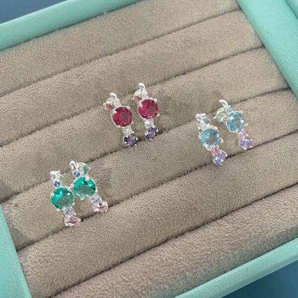 BRINCO COLORS - PRATA 925