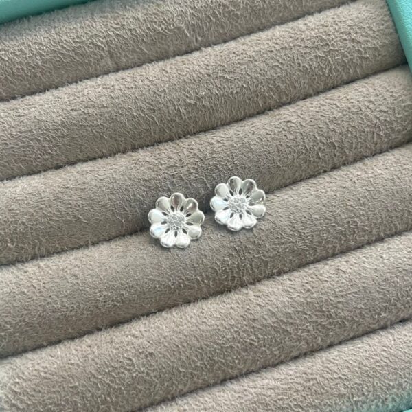 BRINCO FLOR  - PRATA 925