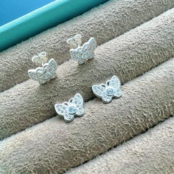 BRINCO BORBOLETA - PRATA  925