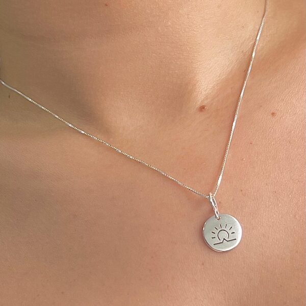 COLAR POR DO SOL - PRATA 925