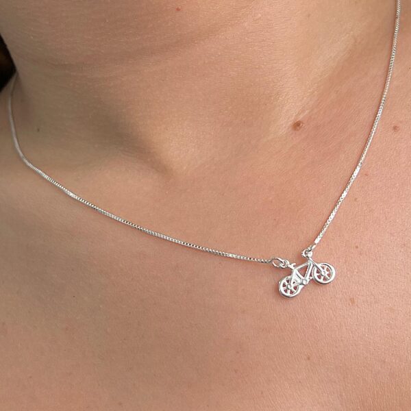 COLAR BICICLETA - PRATA 925