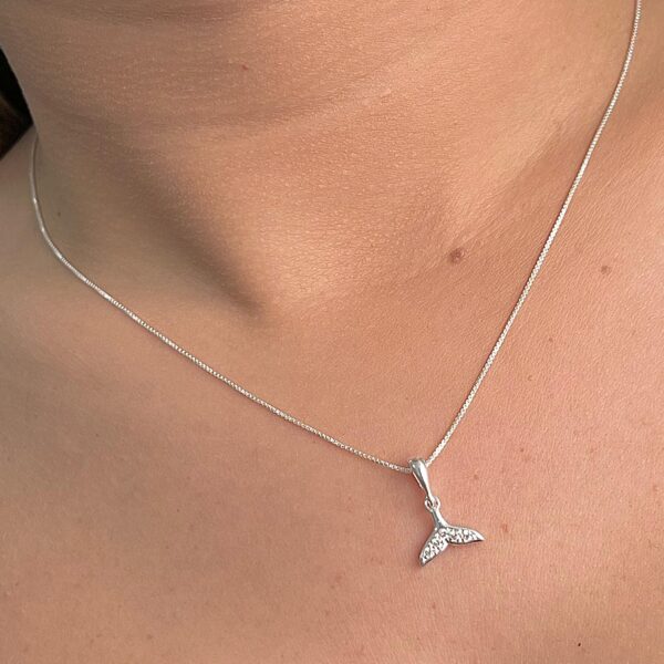 COLAR RABO DE BALEIA - PRATA 925