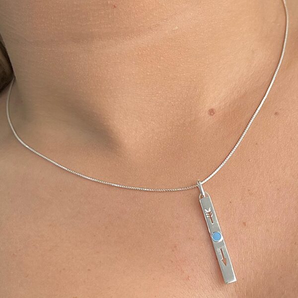 COLAR FECHA - PRATA 925