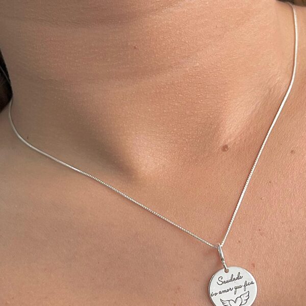 COLAR SAUDADE - PRATA 925